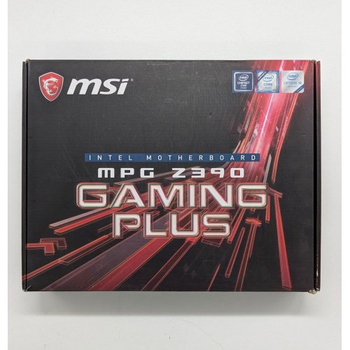 Материнська плата MSI MPG Z390 GAMING PLUS (s1151-v2, Intel Z390) (Відновлено продавцем, 689597) купити з перевіркою сумісності: огляд, характеристики, ціна у Києві, Львові, Вінниці, Хмельницькому, Івано-Франківську, Україні | інтернет-магазин TELEMART.UA фото