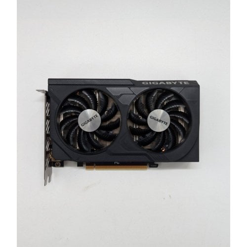 Відеокарта Gigabyte GeForce RTX 4060 Windforce OC 8192MB (GV-N4060WF2OC-8GD) (Відновлено продавцем, 689612) купити з перевіркою сумісності: огляд, характеристики, ціна у Києві, Львові, Вінниці, Хмельницькому, Івано-Франківську, Україні | інтернет-магазин TELEMART.UA фото