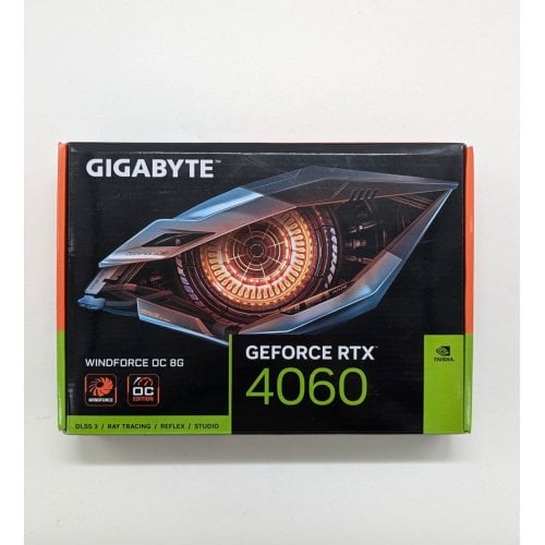 Купить Видеокарта Gigabyte GeForce RTX 4060 Windforce OC 8192MB (GV-N4060WF2OC-8GD) (Восстановлено продавцом, 689612) с проверкой совместимости: обзор, характеристики, цена в Киеве, Днепре, Одессе, Харькове, Украине | интернет-магазин TELEMART.UA фото