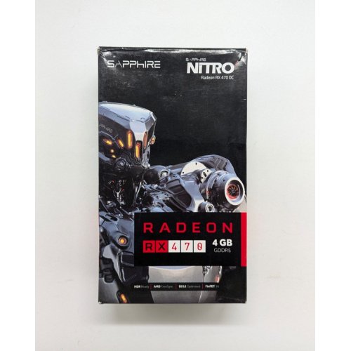 Купить Видеокарта Sapphire Radeon RX 470 NITRO+ 4096MB (11256-01-20G) (Восстановлено продавцом, 689615) с проверкой совместимости: обзор, характеристики, цена в Киеве, Днепре, Одессе, Харькове, Украине | интернет-магазин TELEMART.UA фото