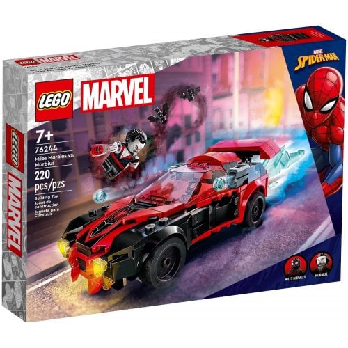 Купити Конструктор LEGO Super Heroes Marvel Майлз Моралес проти Морбіуса 220 деталей (76244) - ціна в Києві, Львові, Вінниці, Хмельницькому, Франківську, Україні | інтернет-магазин TELEMART.UA фото