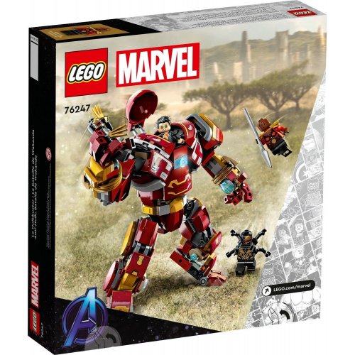 Купити Конструктор LEGO Super Heroes Marvel Халкбастер битва за Ваканду 385 деталей (76247) - ціна в Києві, Львові, Вінниці, Хмельницькому, Франківську, Україні | інтернет-магазин TELEMART.UA фото