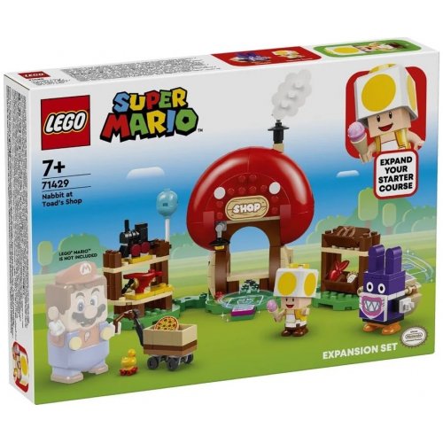 Купити Конструктор LEGO Super Mario Nabbit у крамниці Toad. Додатковий набір 230 деталей (71429) - ціна в Києві, Львові, Вінниці, Хмельницькому, Франківську, Україні | інтернет-магазин TELEMART.UA фото