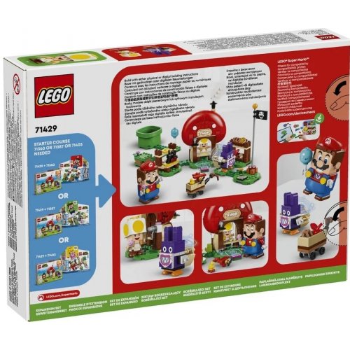 Купити Конструктор LEGO Super Mario Nabbit у крамниці Toad. Додатковий набір 230 деталей (71429) - ціна в Києві, Львові, Вінниці, Хмельницькому, Франківську, Україні | інтернет-магазин TELEMART.UA фото