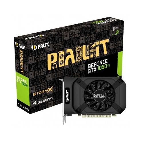 Відеокарта Palit GeForce GTX 1050 Ti StormX 4096MB (NE5105T018G1-1070F) (Відновлено продавцем, 689638) купити з перевіркою сумісності: огляд, характеристики, ціна у Києві, Львові, Вінниці, Хмельницькому, Івано-Франківську, Україні | інтернет-магазин TELEMART.UA фото