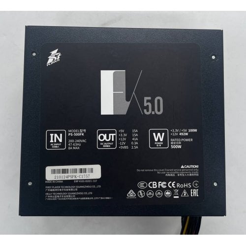 Блок живлення 1stPlayer 500W (PS-500FK) (Відновлено продавцем, 689648) купити з перевіркою сумісності: огляд, характеристики, ціна у Києві, Львові, Вінниці, Хмельницькому, Івано-Франківську, Україні | інтернет-магазин TELEMART.UA фото