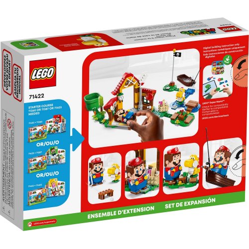 Купить Конструктор LEGO Super Mario Пикник в доме Марио. Дополнительный набор 259 деталей (71422) - цена в Харькове, Киеве, Днепре, Одессе
в интернет-магазине Telemart фото