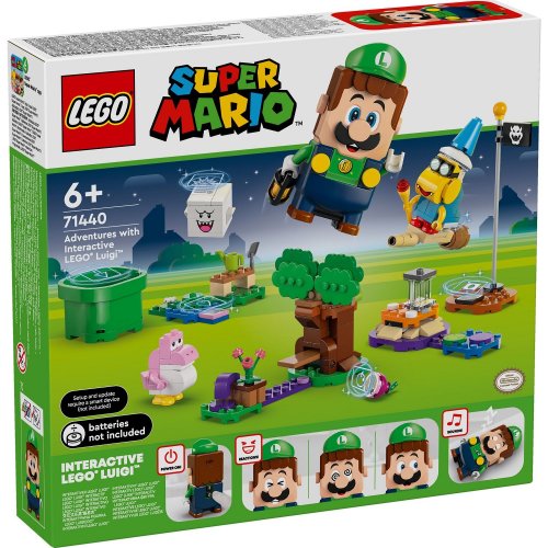 Купити Конструктор LEGO Super Mario Пригоди з інтерактивним LEGO Луїджі 210 деталей (71440) - ціна в Києві, Львові, Вінниці, Хмельницькому, Франківську, Україні | інтернет-магазин TELEMART.UA фото