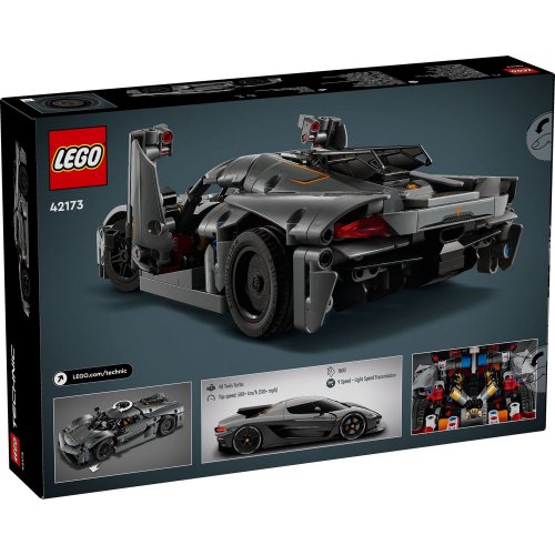 Купити Конструктор LEGO Technic Koenigsegg Jesko Absolut - Сірий гіперкар 801 деталь (42173) - ціна в Києві, Львові, Вінниці, Хмельницькому, Франківську, Україні | інтернет-магазин TELEMART.UA фото