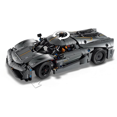 Купити Конструктор LEGO Technic Koenigsegg Jesko Absolut - Сірий гіперкар 801 деталь (42173) - ціна в Києві, Львові, Вінниці, Хмельницькому, Франківську, Україні | інтернет-магазин TELEMART.UA фото