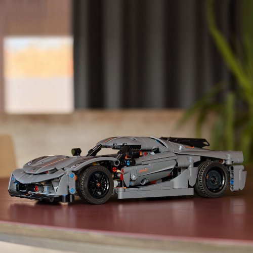 Купити Конструктор LEGO Technic Koenigsegg Jesko Absolut - Сірий гіперкар 801 деталь (42173) - ціна в Києві, Львові, Вінниці, Хмельницькому, Франківську, Україні | інтернет-магазин TELEMART.UA фото