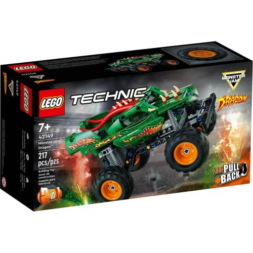 Купить Конструктор LEGO Technic Monster Jam Dragon 217 деталей (42149) - цена в Харькове, Киеве, Днепре, Одессе
в интернет-магазине Telemart фото