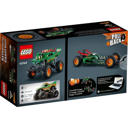 Купить Конструктор LEGO Technic Monster Jam Dragon 217 деталей (42149) - цена в Харькове, Киеве, Днепре, Одессе
в интернет-магазине Telemart фото