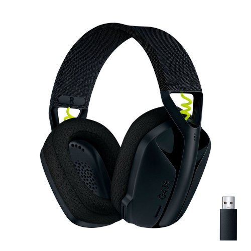 Купити Уцінка навушники Logitech G435 Lightspeed (981-001050) Black/Yellow (вскрита упаковка, 689704) - ціна в Києві, Львові, Вінниці, Хмельницькому, Франківську, Україні | інтернет-магазин TELEMART.UA фото