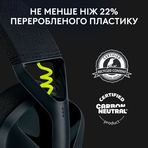 Купити Уцінка навушники Logitech G435 Lightspeed (981-001050) Black/Yellow (вскрита упаковка, 689704) - ціна в Києві, Львові, Вінниці, Хмельницькому, Франківську, Україні | інтернет-магазин TELEMART.UA фото