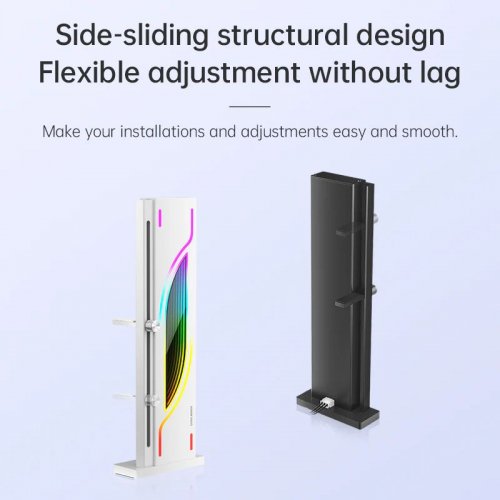 Держатель для видеокарты Coolmoon GH6 ARGB Black купить в Украине: Киев, Днепр, Харьков, Одесса  | Низкая цена, отзывы, характеристики от TELEMART фото