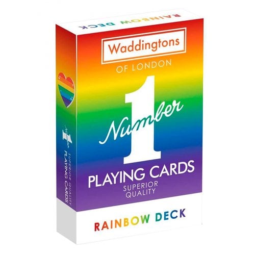 Купити Ігрові карти Winning Moves Waddingtons No.1 - Rainbow deck (WM00756-EN1-12) - ціна в Києві, Львові, Вінниці, Хмельницькому, Франківську, Україні | інтернет-магазин TELEMART.UA фото