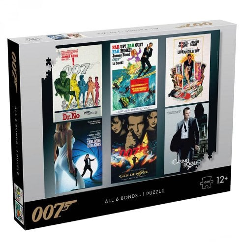 Купити Пазл Winning Moves James Bond 007 Actor Debut Poster 1000 pcs (WM01314-ML1-6) - ціна в Києві, Львові, Вінниці, Хмельницькому, Франківську, Україні | інтернет-магазин TELEMART.UA фото