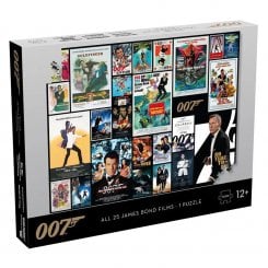 Пазл Winning Moves James Bond 007 Movie Poster 1000 pcs (WM01313-ML1-6)