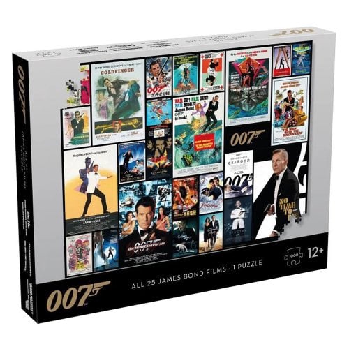 Купити Пазл Winning Moves James Bond 007 Movie Poster 1000 pcs (WM01313-ML1-6) - ціна в Києві, Львові, Вінниці, Хмельницькому, Франківську, Україні | інтернет-магазин TELEMART.UA фото