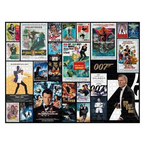 Купити Пазл Winning Moves James Bond 007 Movie Poster 1000 pcs (WM01313-ML1-6) - ціна в Києві, Львові, Вінниці, Хмельницькому, Франківську, Україні | інтернет-магазин TELEMART.UA фото