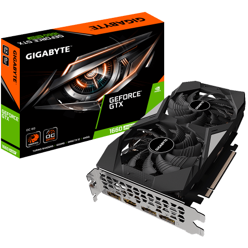 Купить Видеокарта Gigabyte GeForce GTX 1660 SUPER OC 6144MB (GV-N166SOC-6GD) (Восстановлено продавцом, 689858) с проверкой совместимости: обзор, характеристики, цена в Киеве, Днепре, Одессе, Харькове, Украине | интернет-магазин TELEMART.UA фото