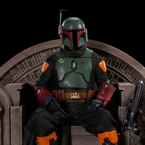 Купить Статуэтка Iron Studio Star War Mandalorian Boba Fett on Throne (LUCSWR45621-10) - цена в Харькове, Киеве, Днепре, Одессе
в интернет-магазине Telemart фото