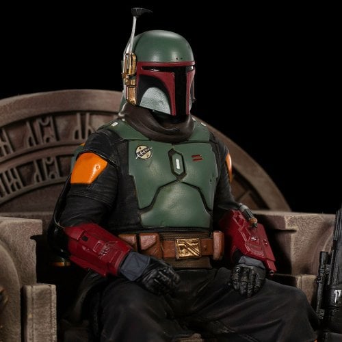 Купить Статуэтка Iron Studio Star War Mandalorian Boba Fett on Throne (LUCSWR45621-10) - цена в Харькове, Киеве, Днепре, Одессе
в интернет-магазине Telemart фото