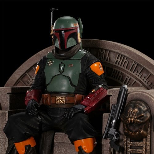 Купить Статуэтка Iron Studio Star War Mandalorian Boba Fett on Throne (LUCSWR45621-10) - цена в Харькове, Киеве, Днепре, Одессе
в интернет-магазине Telemart фото