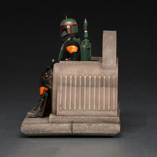 Купить Статуэтка Iron Studio Star War Mandalorian Boba Fett on Throne (LUCSWR45621-10) - цена в Харькове, Киеве, Днепре, Одессе
в интернет-магазине Telemart фото