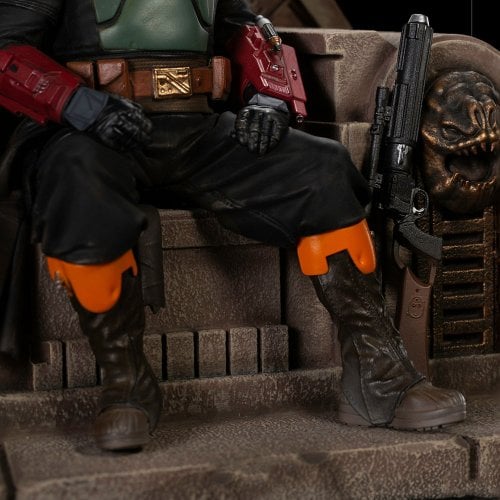 Купить Статуэтка Iron Studio Star War Mandalorian Boba Fett on Throne (LUCSWR45621-10) - цена в Харькове, Киеве, Днепре, Одессе
в интернет-магазине Telemart фото