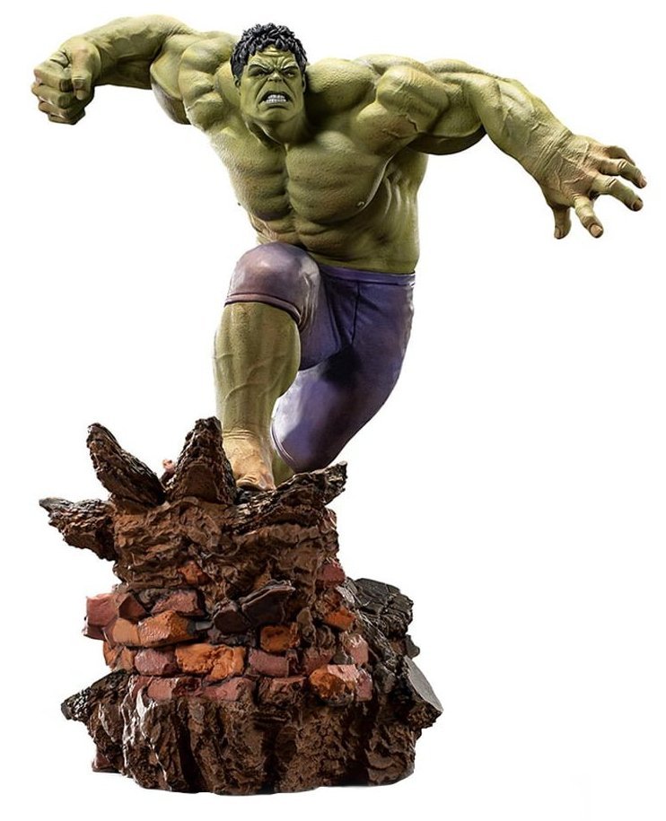 Figurine Iron Studios Red Hulk - Statuette Marvel Détailée Peinte à La Main, 23 Cm - Collection, Décoration