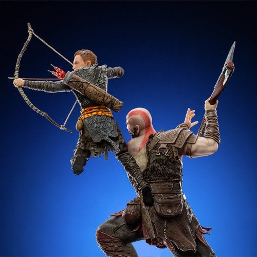 Купити Статуетка Iron Studio God Of War Kratos and Atreus Art Scale 1/10 (SOGAME49221-10) - ціна в Києві, Львові, Вінниці, Хмельницькому, Франківську, Україні | інтернет-магазин TELEMART.UA фото