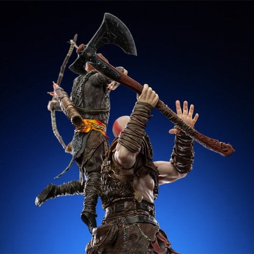 Купити Статуетка Iron Studio God Of War Kratos and Atreus Art Scale 1/10 (SOGAME49221-10) - ціна в Києві, Львові, Вінниці, Хмельницькому, Франківську, Україні | інтернет-магазин TELEMART.UA фото