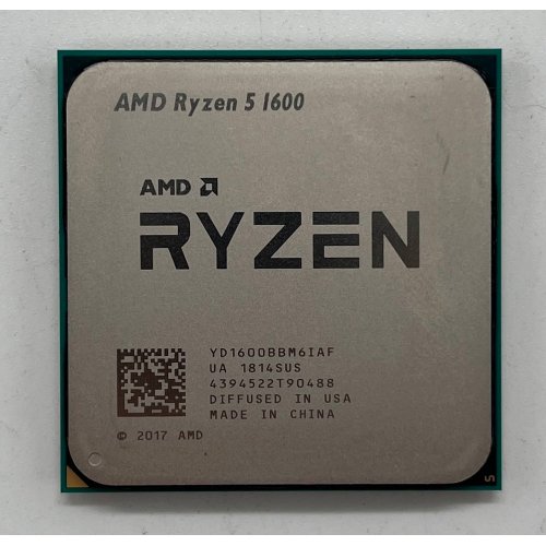 Купить Процессор AMD Ryzen 5 1600 3.2(3.6)GHz sAM4 Tray (YD1600BBM6IAF) (Восстановлено продавцом, 690145) с проверкой совместимости: обзор, характеристики, цена в Киеве, Днепре, Одессе, Харькове, Украине | интернет-магазин TELEMART.UA фото