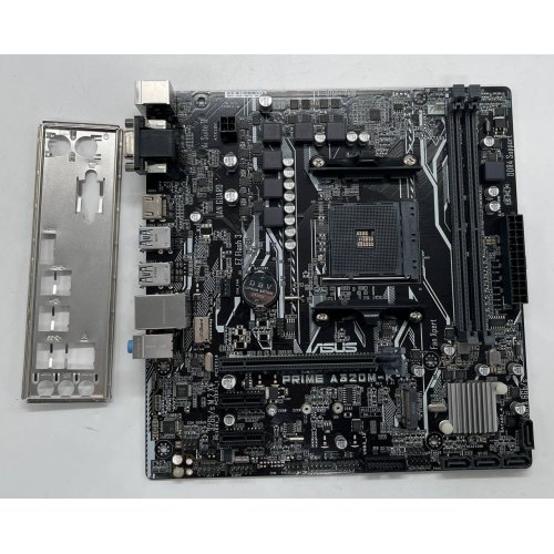 Материнська плата Asus PRIME A320M-K (sAM4, AMD A320) (Відновлено продавцем, 690149) купити з перевіркою сумісності: огляд, характеристики, ціна у Києві, Львові, Вінниці, Хмельницькому, Івано-Франківську, Україні | інтернет-магазин TELEMART.UA фото