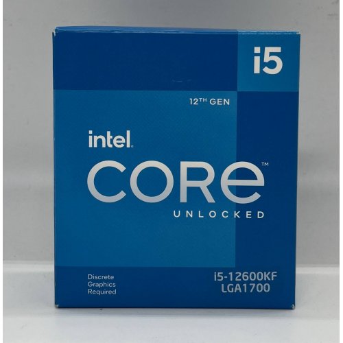 Купить Процессор Intel Core i5-12600KF 3.7(4.9)GHz 20MB s1700 Box (BX8071512600KF) (Восстановлено продавцом, 690157) с проверкой совместимости: обзор, характеристики, цена в Киеве, Днепре, Одессе, Харькове, Украине | интернет-магазин TELEMART.UA фото