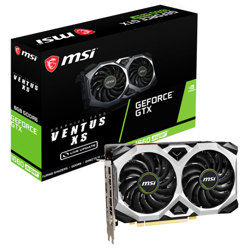 Відеокарта MSI GeForce GTX 1660 SUPER VENTUS XS 6144MB (GTX 1660 SUPER VENTUS XS) (Відновлено продавцем, 690196) купити з перевіркою сумісності: огляд, характеристики, ціна у Києві, Львові, Вінниці, Хмельницькому, Івано-Франківську, Україні | інтернет-магазин TELEMART.UA фото