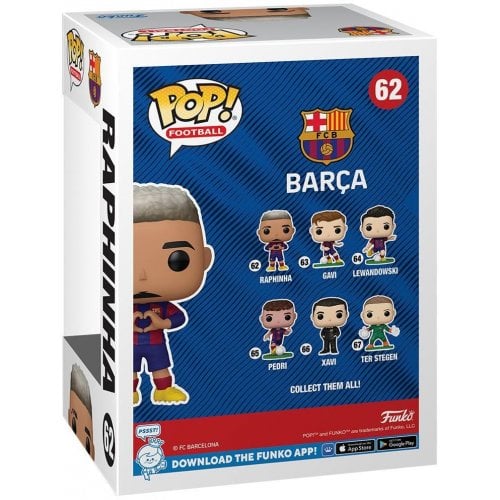 Купить Коллекционная фигурка Funko POP! Football: FC Barcelona - Raphinha (5908305247241) - цена в Харькове, Киеве, Днепре, Одессе
в интернет-магазине Telemart фото