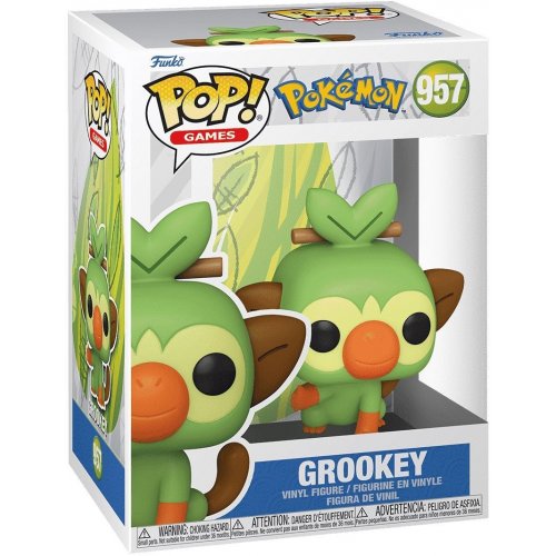 Купити Колекційна фігурка Funko POP! Pokemon- Grookey (5908305247159) - ціна в Києві, Львові, Вінниці, Хмельницькому, Франківську, Україні | інтернет-магазин TELEMART.UA фото