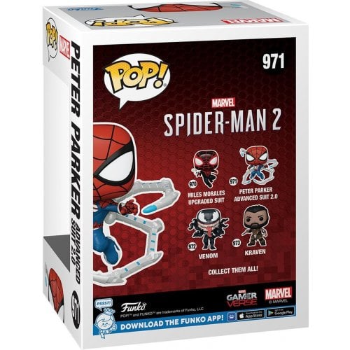 Купить Коллекционная фигурка Funko POP! Spider-Man 2: Peter Parker Suit (5908305247715) - цена в Харькове, Киеве, Днепре, Одессе
в интернет-магазине Telemart фото