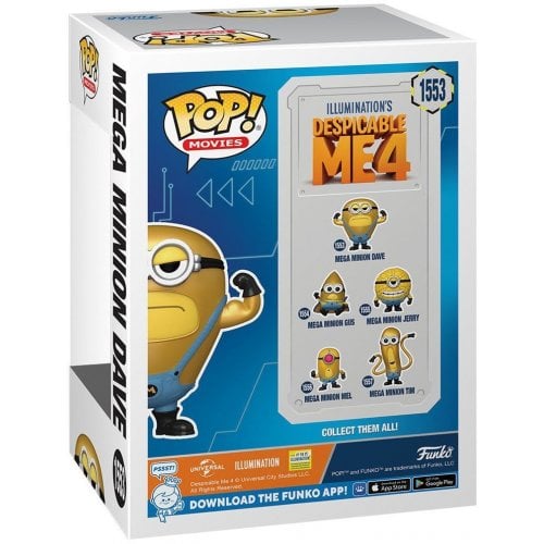 Купить Коллекционная фигурка Funko POP! Despicable Me 4: Mega Minion Dave (5908305248354) - цена в Харькове, Киеве, Днепре, Одессе
в интернет-магазине Telemart фото