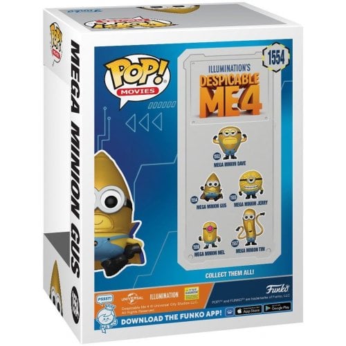 Купить Коллекционная фигурка Funko POP! Despicable Me 4: Mega Minion Gus (5908305248361) - цена в Харькове, Киеве, Днепре, Одессе
в интернет-магазине Telemart фото