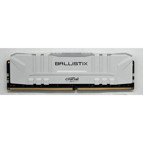 Озп Crucial DDR4 16GB 3000Mhz Ballistix RGB White (BL16G30C15U4WL) (Відновлено продавцем, 690309) купити з перевіркою сумісності: огляд, характеристики, ціна у Києві, Львові, Вінниці, Хмельницькому, Івано-Франківську, Україні | інтернет-магазин TELEMART.UA фото