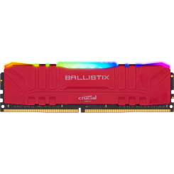 Озп Crucial DDR4 16GB 3200Mhz Ballistix RGB Red (BL16G32C16U4RL) (Відновлено продавцем, 690313)