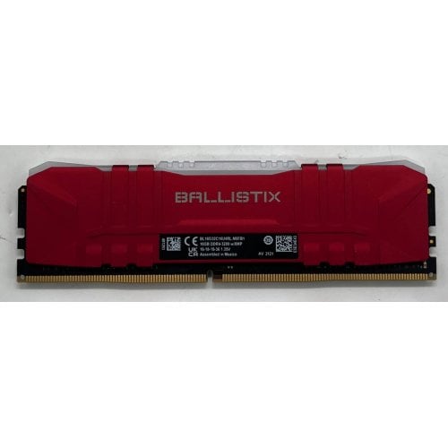 Озп Crucial DDR4 16GB 3200Mhz Ballistix RGB Red (BL16G32C16U4RL) (Відновлено продавцем, 690313) купити з перевіркою сумісності: огляд, характеристики, ціна у Києві, Львові, Вінниці, Хмельницькому, Івано-Франківську, Україні | інтернет-магазин TELEMART.UA фото