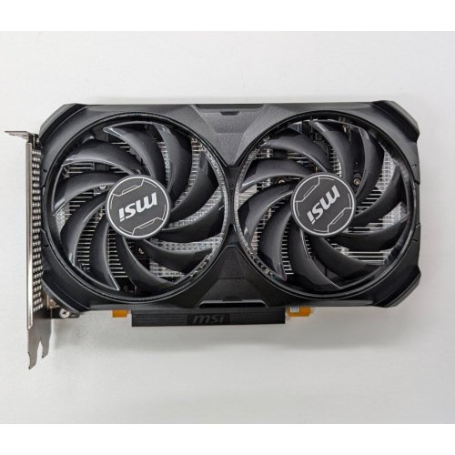 Відеокарта MSI GeForce RTX 4060 VENTUS 2X BLACK OC 8192MB (RTX 4060 VENTUS 2X BLACK 8G OC) (Відновлено продавцем, 690314) купити з перевіркою сумісності: огляд, характеристики, ціна у Києві, Львові, Вінниці, Хмельницькому, Івано-Франківську, Україні | інтернет-магазин TELEMART.UA фото