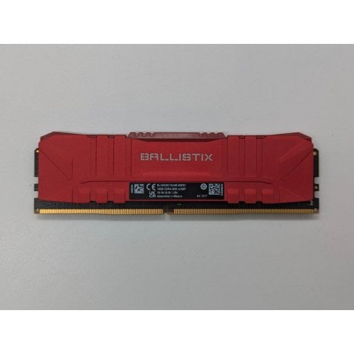 Купить Озу Crucial DDR4 16GB 3600Mhz Ballistix Red (BL16G36C16U4R) (Восстановлено продавцом, 690321) с проверкой совместимости: обзор, характеристики, цена в Киеве, Днепре, Одессе, Харькове, Украине | интернет-магазин TELEMART.UA фото