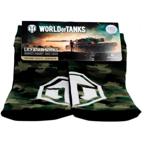 Купити Шкарпетки GoodLoot WoT Green Camo Ankle (5908305235101) - ціна в Києві, Львові, Вінниці, Хмельницькому, Франківську, Україні | інтернет-магазин TELEMART.UA фото