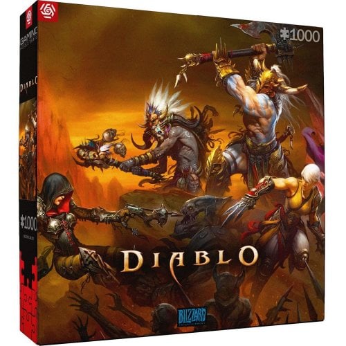 Купити Пазл GoodLoot Diablo: Heroes Battle 1000 pcs (5908305235415) - ціна в Києві, Львові, Вінниці, Хмельницькому, Франківську, Україні | інтернет-магазин TELEMART.UA фото